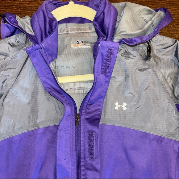 Under Armour Storm Women’s Weather Repellent Accelerant Hoodie Jacket S Full Zip - Picture 6 of 14